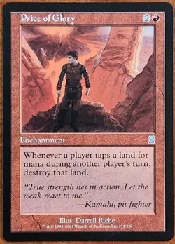 Price of Glory MtG Odyssey LP Magic the Gathering - Image 1