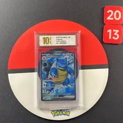Pokemon TCG S-Chinese Blastoise EX 151C 176/151 SR Grade10 - Image 1