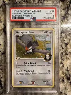 2009 Pokemon Platinum Staraptor FB Holo Supreme Victors - Image 1