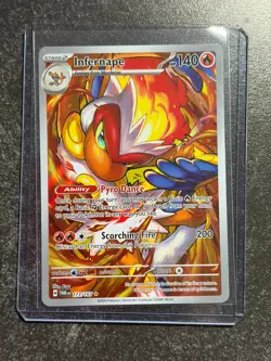 2024 Twilight Masquerade Infernape Holo Full Art Rare #173/167 - Image 1