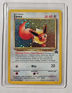 Pokemon Card - TCG Eevee Holo Promo Black Star #11 - Image 1