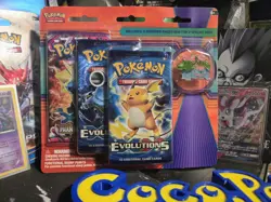 2016 Pokemon TCG XY Phantom Forces Evolutions 3 Pack Blister Venusaur Pin SEALED - Image 2