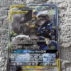 Pokemon Lucario & Melmetal GX TAG TEAM Promo Holo SM192 Card SM Promo - Image 3