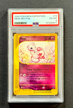 2002 Pokemon Expedition #19/165 Mew Reverse Foil E-Reader Series PSA 6 Fresh Gr - Image 2