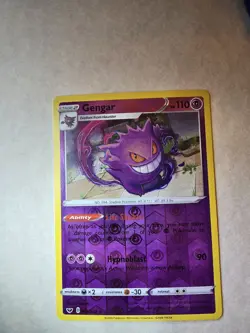 Pokemon TCG Gengar 085/202 Swsh01: Sword & Shield Reverse Holo Rare - Image 1