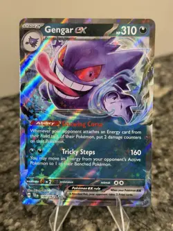 Gengar ex - 104/162 Pokemon SV05: Temporal Forces Holo NM Double Rare - Image 1
