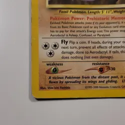 Aerodactyl 15/64 Non Holo Neo Revelation Pokemon TCG Card 2000 - Image 5