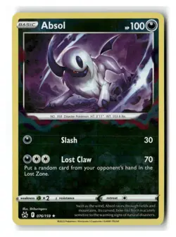 Absol 076/159 Holo Rare Crown Zenith Pokemon Reverse Holo Near Mint - Image 1