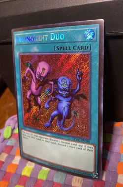 Yu-Gi-Oh! TCG Delinquent Duo LCKC-EN101 Secret Rare Unlimited NM Condition - Image 3