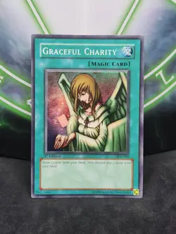 Yugioh Graceful Charity SDP-040 Super Rare 1st Edition NM - Image 1