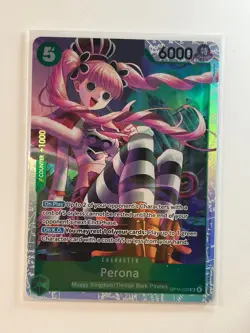 Perona OP14-033 Super Rare The Azure Sea's Seven One Piece Near Mint - Image 2