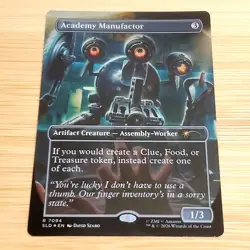 1x Academy Manufactor, Foil - Secret Lair Fallout Bonus Card 7094, Magic MTG NM - Image 1