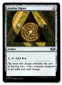 Azorius Signet 312 Commander: Tarkir: Dragonstorm Normal NM - Image 1