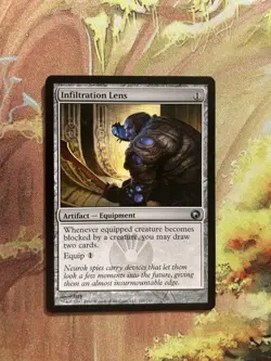 Infiltration Lens MTG NM Scars of Mirrodin - Image 1
