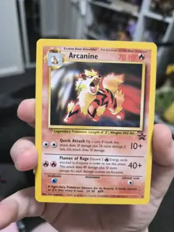 Arcanine # 6 Black Star Promo Pokemon Card 2000 WOTC tcg Near Mint ! - Image 1
