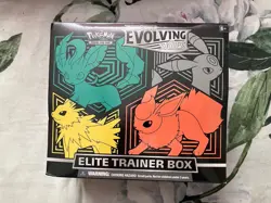 Pokemon TCG Evolving Skies Elite Trainer Box Leafeon Umbreon English - Image 1