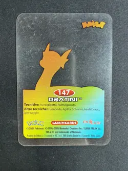 Pokemon Lamincards Dratini 147 EDIBAS 2005 Nintendo - Image 2