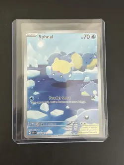 2024 Pokemon Surging Sparks Spheal Illustration Rare 199/191 NM - Image 1