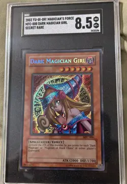 YUGIOH DARK MAGICIAN GIRL 2003 MFC-000 SGC 8.5 MINT Psa Cgc - Image 1