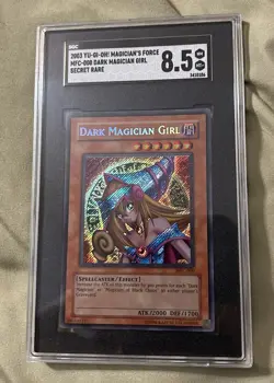 YUGIOH DARK MAGICIAN GIRL 2003 MFC-000 SGC 8.5 MINT Psa Cgc - Image 2