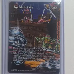 Magic: The Gathering Trouble in Pairs Enchantment TMNT PZA 2026 Wizards M0003 - Image 1