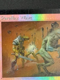 Magic The Gathering Parallax Wave Foil - Moderatly Played - Image 2