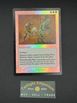 Magic The Gathering Parallax Wave Foil - Moderatly Played - Image 3