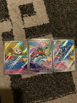 Pokemon 2026 First Partners Illustration Collection Promo Alola Starters - Image 1