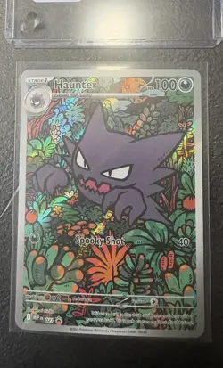 Pokemon TCG Haunter 027 Promo Card Mega Evolutions NM Condition - Image 1