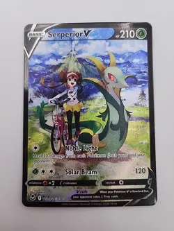 Pokemon TCG Serperior v TG13/TG30 Silver Tempest Trainer Gallery - Image 1