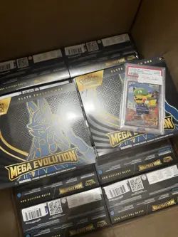 Pokemon Mega Evolution Lucario Elite Trainer Box ETB New/Sealed (Lot of 12) - Image 1