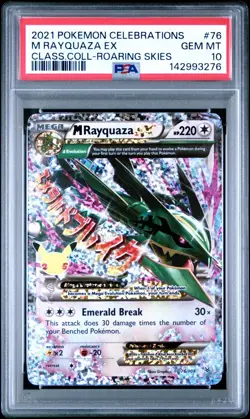 PSA 10 M RAYQUAZA EX 76/108 CELEBRATIONS CLASSIC COLLECTION POKEMON 😍 - Image 1
