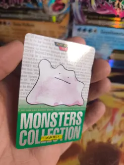 Pokemon Karte Card carddass Monsters collection Green 1996 japanese Ditto NM - Image 1