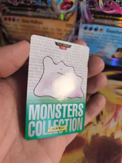 Pokemon Karte Card carddass Monsters collection Green 1996 japanese Ditto NM - Image 3