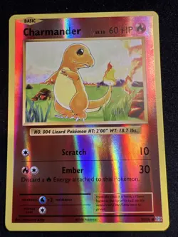 Charmander Reverse Holo 9/108 XY Evolutions Pokemon Card 2016 - Image 1