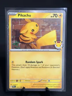 Pikachu Pokemon Day 2026 051/162 30th Anniversary Promo Pokemon TCG - Image 1