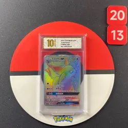 Pokemon TCG S-Chinese Sun & Moon Espeon CSMYC 003 Rainbow Grade10 - Image 1
