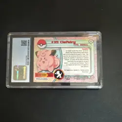2000 Topps Chrome Pokemon HOLO CLEFAIRY Chrome and Bulbasaur Rainbow Foil - Image 2