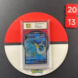 Pokemon Chinese Gem Pack Volume 2 CBB2C 02 13/14 Vaporeon V Grade10 - Image 1