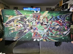 OTS Official Zexal 6ft Yu-Gi-Oh! Yugioh Four 4 Player Playmat Not Played - Image 1