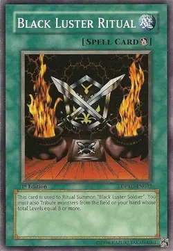 Black Luster Ritual - DPYG-EN022 - Common - Unlimited Edition - Lightly Played - Image 1