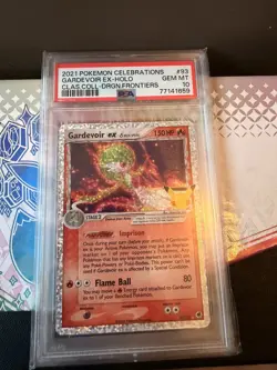 PSA 10 Gardevoir ex 93 Pokemon Celebrations Classic Collection Holo Graded Card - Image 1