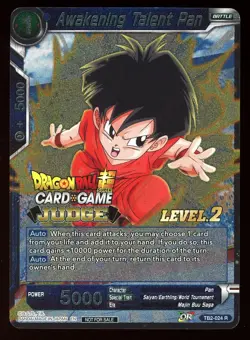 Awakening Talent Pan Level 2 Judge Foil Dragon Ball Super Card Game | NM - Image 1