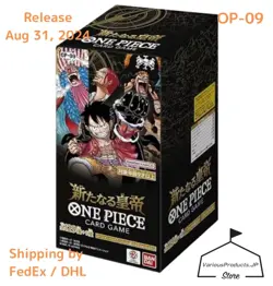 ONE PIECE Card Game The Four Emperors OP-09 booster box Japanese Bandai FedEx - Image 1