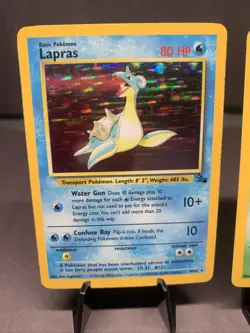 Pokemon TCG Fossil Set Lot of 2 Card Holo Rare Lapras & Muk WOTC 1999 VTG - Image 2