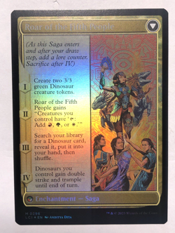 Huatli, Poet of Unity Showcase FOIL 0296 The Lost Caverns of Ixalan MTG Magic NM - Image 2