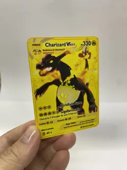 Charizard VMAX Gold Metal Pokemon Card-Collectible Gift Christmas aa - Image 5
