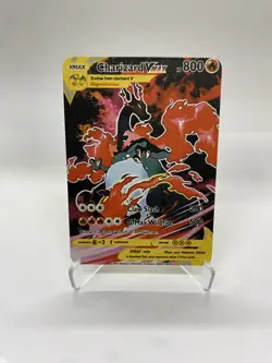 Charizard VMAX Gold Metal Pokemon Card-Collectible Gift Display Christma aa - Image 4