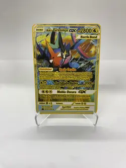 Ash's Greninja GX Gold Metal Pokemon Card-Collectible Gift Display！aa - Image 3
