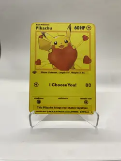 Pikachu Gold Metal Pokemon Card-Collectible Gift Display！Christmas aa - Image 4